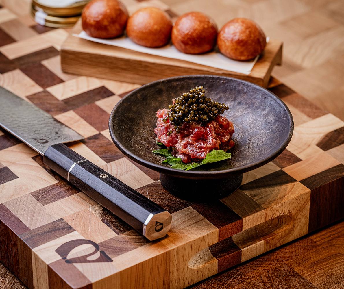 Chef's Bundle: Board & Knife