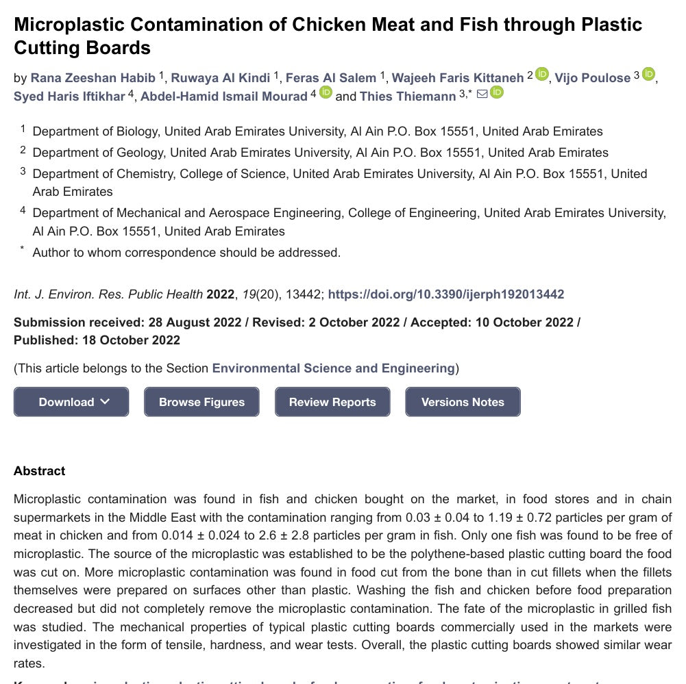 Published study page