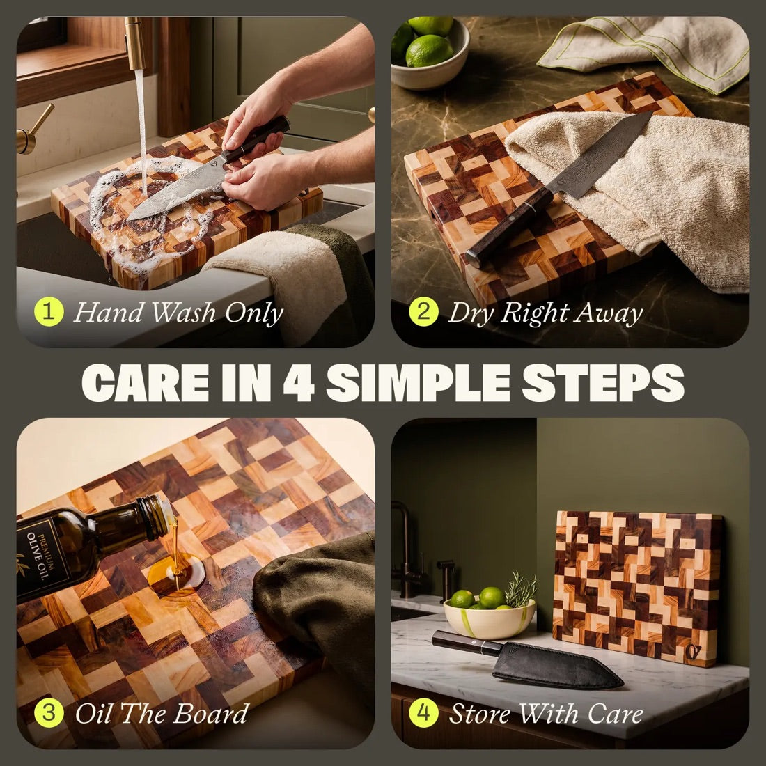 Chef's Bundle: Board & Knife