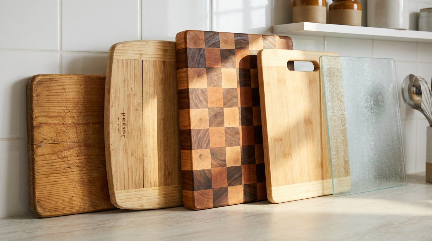 Cutting board materials from too soft to too hard