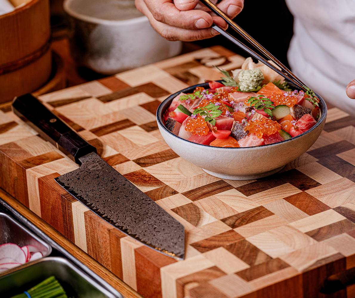 Chef's Bundle: Board & Knife