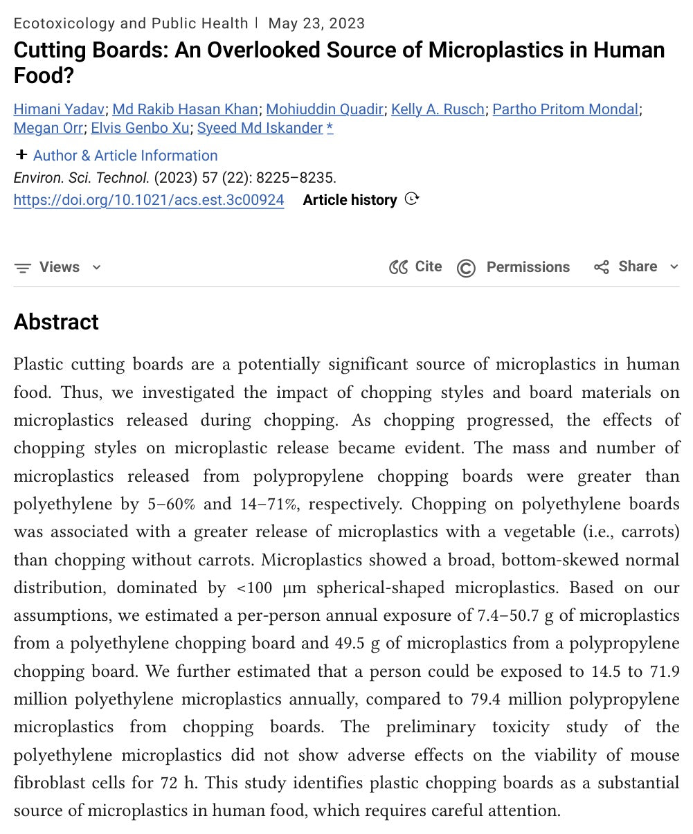 Published study page
