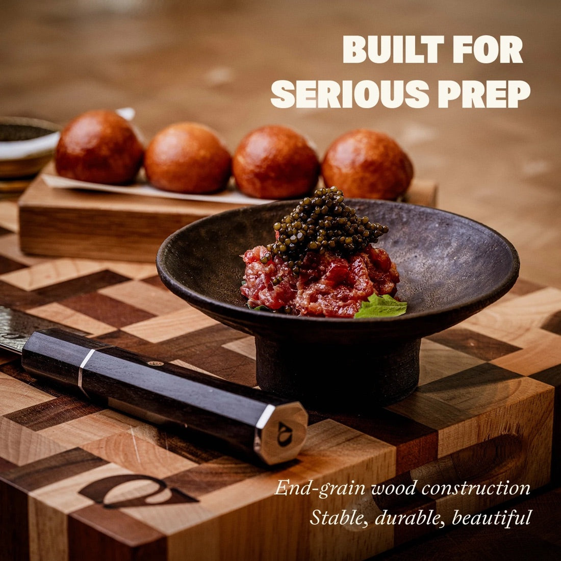 Chef's Bundle: Board & Knife