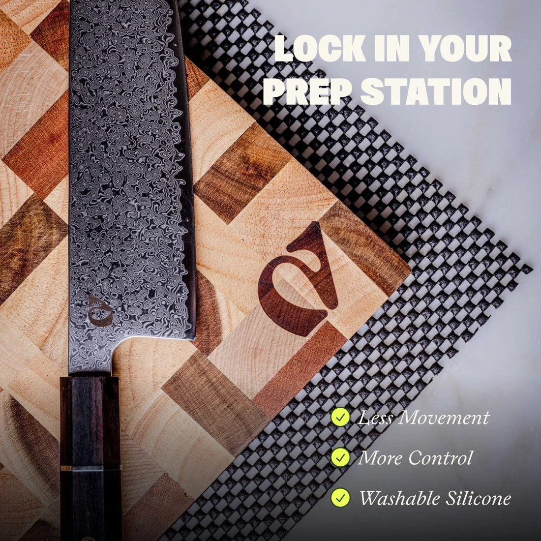 Chef's Bundle: Board & Knife